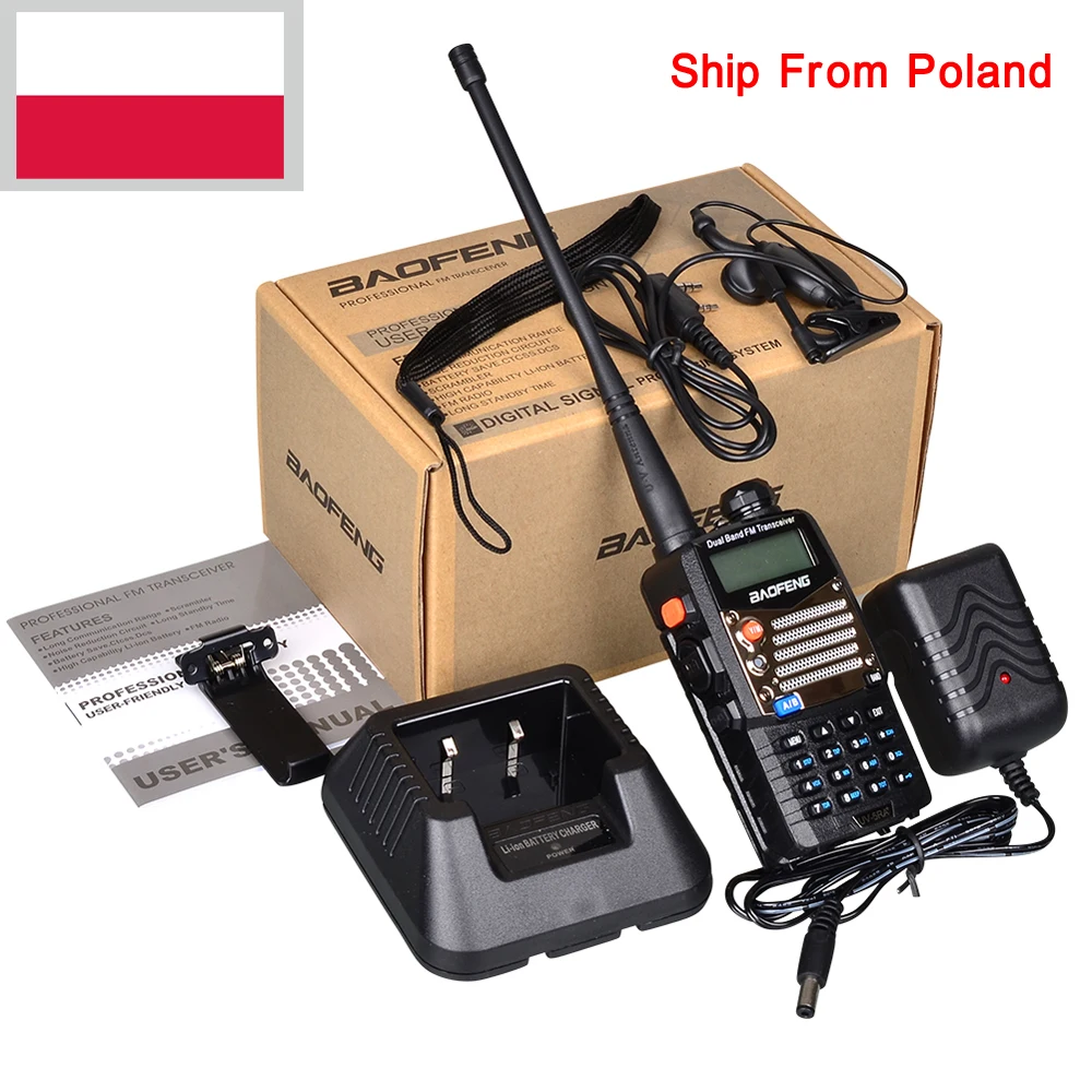 Новинка двусторонняя радиосвязь Baofeng UV 5RA + Plus WalkieTalkie 136 174 и 400 520 МГц в наличии