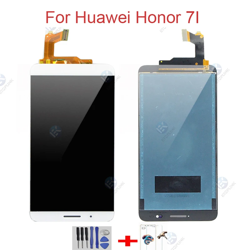 Сенсорный ЖК-дисплей ETOPLINK для HUAWEI Honor 7i короткий X дигитайзер с заменой рамки Shot lcd
