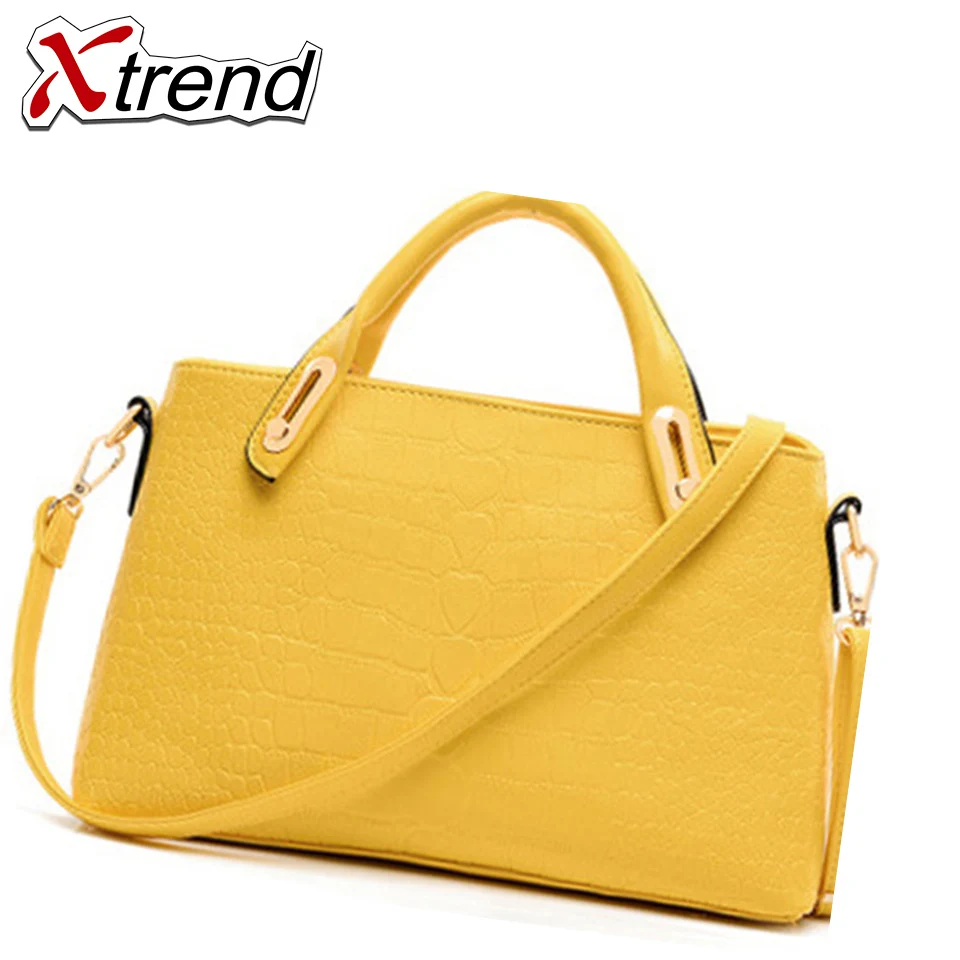 Xtrend Luxury Handbags Women Bag Designer 2018 High Quality Fashion Crocodile Tote Bags Handbag