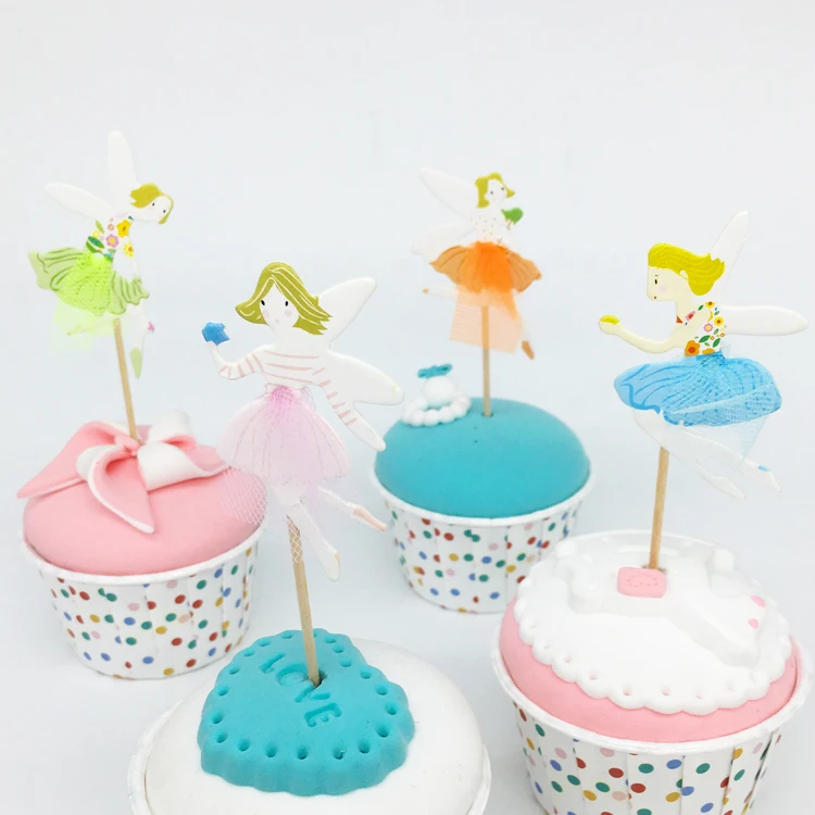 8pcs Floral Fairy Cake Cupcake Toppers Baby Shower Birthday Wedding Decoration Party Supplies In Decorating From Home Garden On 8pcs Floral Fairy Cake Cupcake Toppers Baby Shower Birthday Wedding Decoration Party Supplies In Decorating From Home Garden On