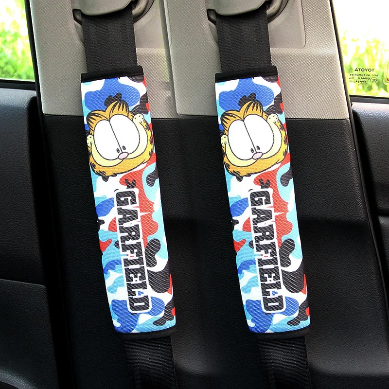 Cartoon Cute Garfield cat Car Seat Belt Cover Shoulder Padding PP