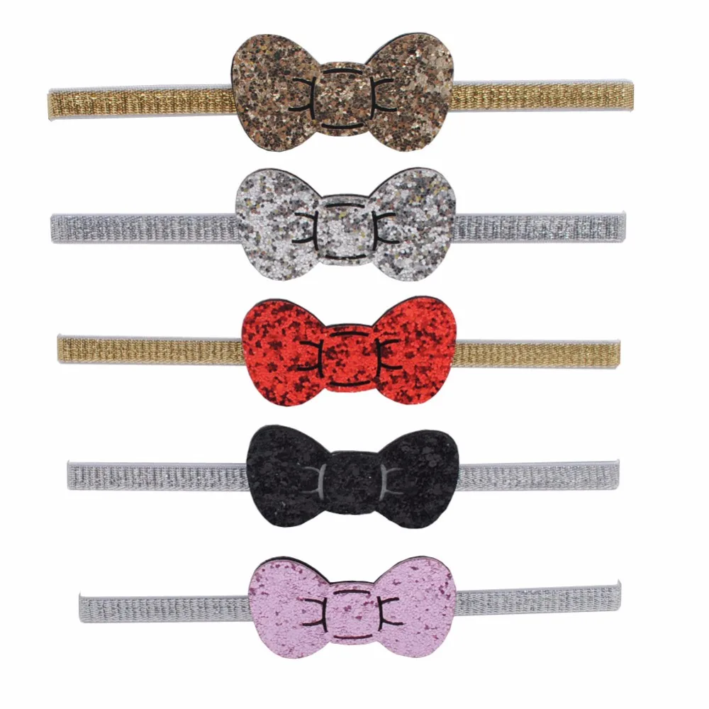 Buy 2Piece Children Girls Glitter Bows Headbands Girls