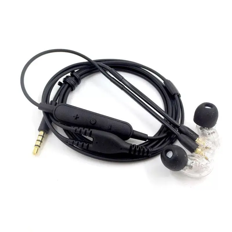 Оригинальный кабель для Shure SE215 535 846 позолоченный провод/кабель наушников