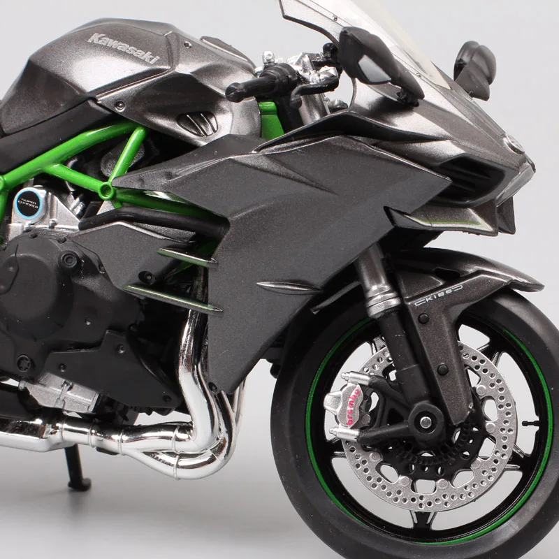 1/12 Automaxx Kawasaki Ninja H2 суперспортивный велосипед H2R масштаб мотоцикл Diecasts& игрушечный Транспорт модель thumbnails для детской коллекции