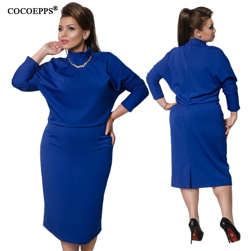 5xl 6xl женское платье большого размера модель сезона осень зима 2019 года модное