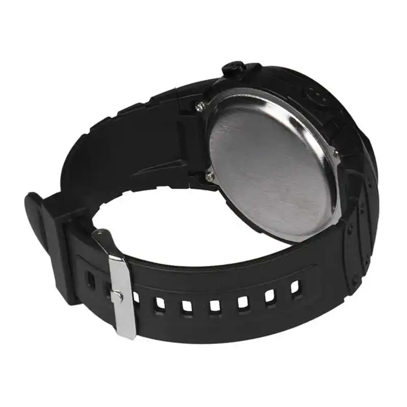Модные водонепроницаемые мужские механические Автоматические Мужские часы с ЖК-дисплеем для мальчиков, цифровые часы с секундомером и датой, резиновые спортивные наручные часы#4d26