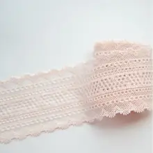 2 метра креветки розовый эластичный кружевной украшение лентами стрейч кружевной отделкой вышитый сетчатый шнур для шитья костюма кружевная ткань