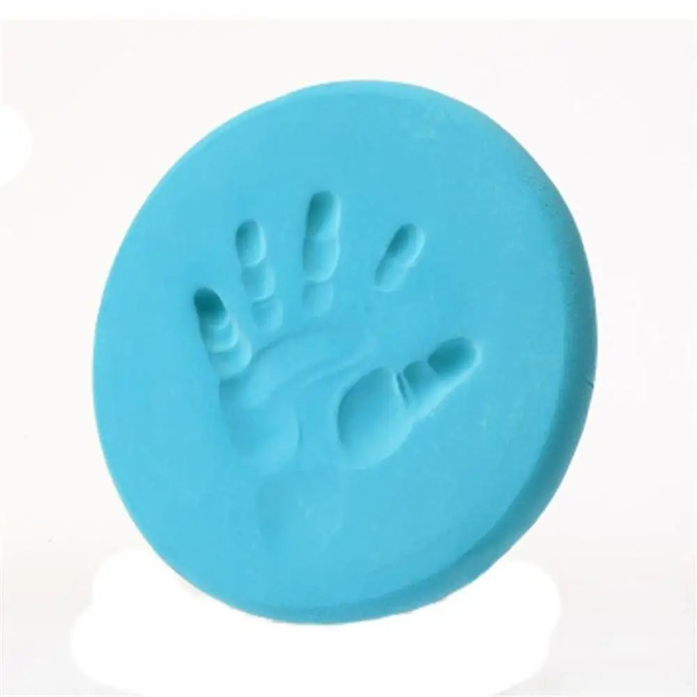 Мягкие сувениры отпечаток отпечатка пальцев глины воздуха ребенка след цвет ребенок случайный Taoqueen отпечатшт. ОК 1 шт. создатели и литье