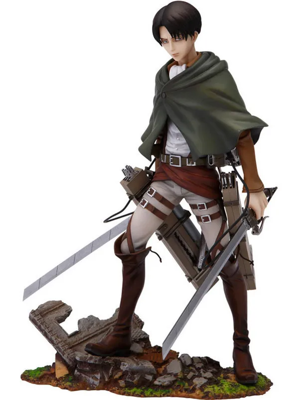 Аниме Shingeki No Kyojin Attack On Titan Levi Rivaille Levi Ackerman ПВХ фигурка Коллекционная модель детские игрушки кукла подарок|Игровые фигурки и трансформеры| | АлиЭкспресс