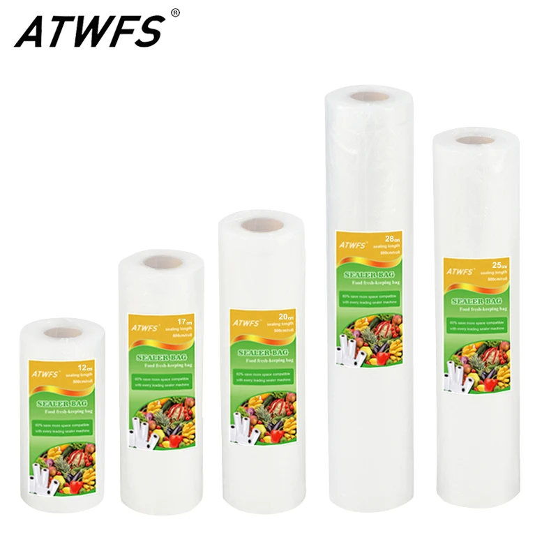 ATWFS Вакуумный пакет для пищевых продуктов Вакуумная упаковочная сумка пакеты