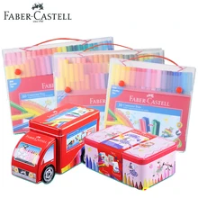 Faber Castell разъем маркер для детская клипса на Цветной картина эскизная ручка 10/20 Вт, 30 Вт/40/60/80 Цвета Aquarell маркер