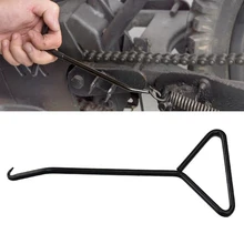 Motorcycle Bicycle T-Handle Spring Hook Exhaust Stand Puller Stainless Steel Tools Motorcycle Accessories Spring Hook