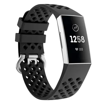 

[6 Colors] For Fitbit Charge 3 Smart Watch Strap Men Women Silicone Replacement Band Bracelet Casual Sports Simple Accessories