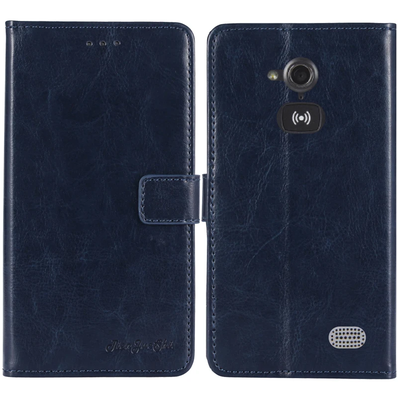 

TienJueShi Premium Luxury Turn Durable Protect Leather Cover Case For Doro Liberto 825 5 inch Shell Wallet Etui Skin