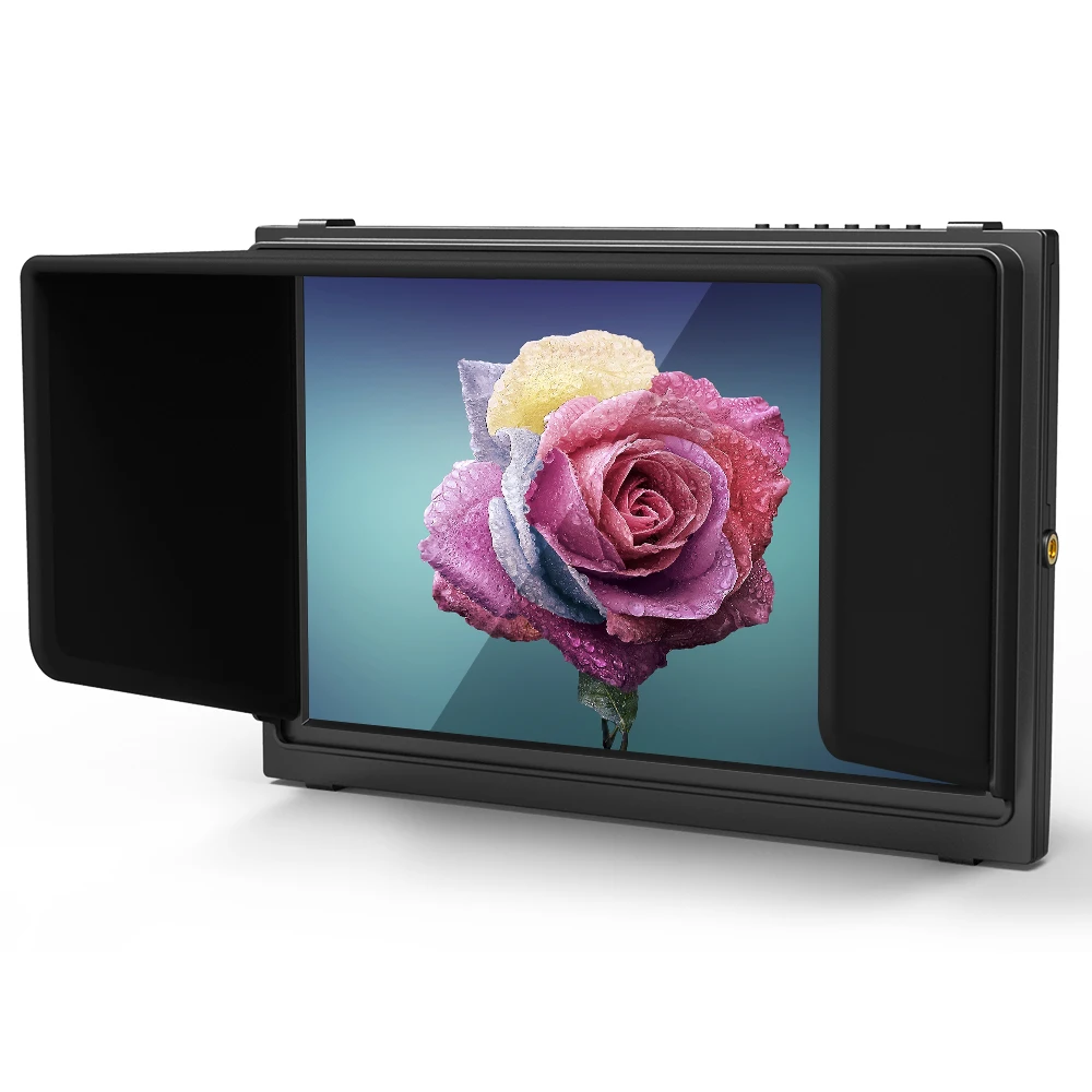 

10.1" Portable Slim HD Camera-Top Monitor Broadcast Quality 1280*800 High Resolution Monitor for Full HD Camcorder DSLR Cameras