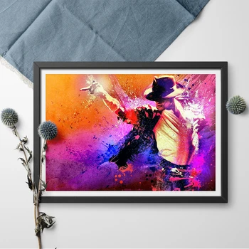 

Wall Art Michael Jackson Number Ones Poster And Print Canvas Painting Dance Canvas Art Print Home Decor