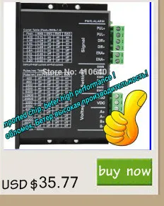 Подлинная Leadshine 57HS22 57HS22-A2-Phase NEMA23 Шаговый двигатель 1.5 N. м 4.0 Длина 81 мм вал 8 мм