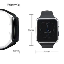2016 neue Bluetooth Smart Uhr X6 Smartwatch sport uhr Für Apple iPhone Android-Handy Mit Kamera FM Unterstützung SIM Karte