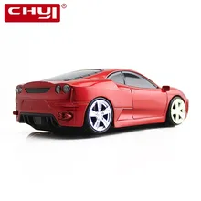 CHYI Wireless Mouse Ergonomic 2.4Ghz 1600 DPI Scuderia Coupe F430 Superfast Sports Car Mouse For PC Laptop Desktop Supercar Mice