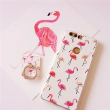 

For Huawei p9 lite Case Cover Flamingo original TPU Case for huawei honor 8 9 5c Huawei p9 plus phone cases silicone unicom 100%
