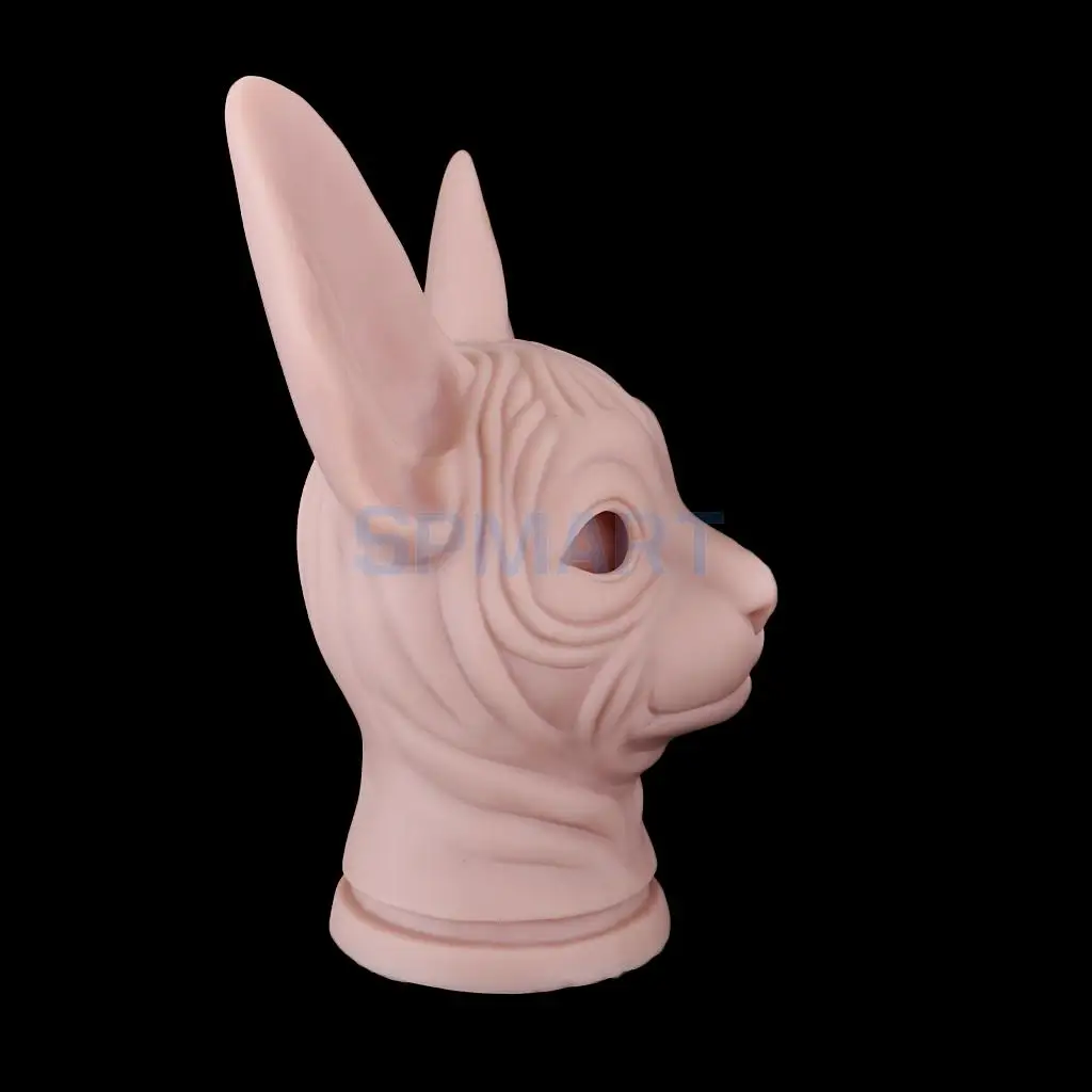 Real Touch Silicone 18inch Reborn Kits Sphynx Cat Limb Mold Realistic Cat Model Doll Unpainted DIY Handwork
