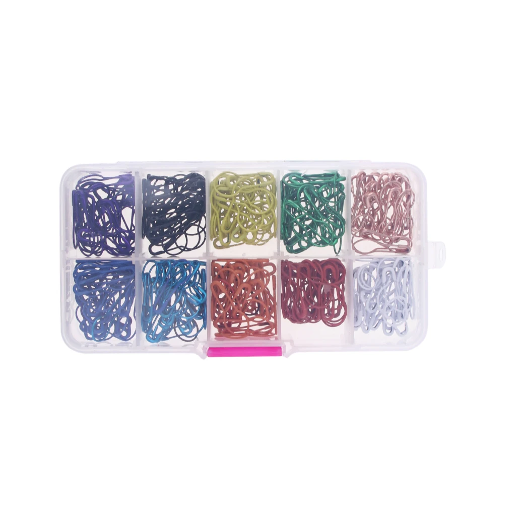300X Gourd Shape Safety Pins Clips Knitting Cross Stitch Marker Tag Pins DIY