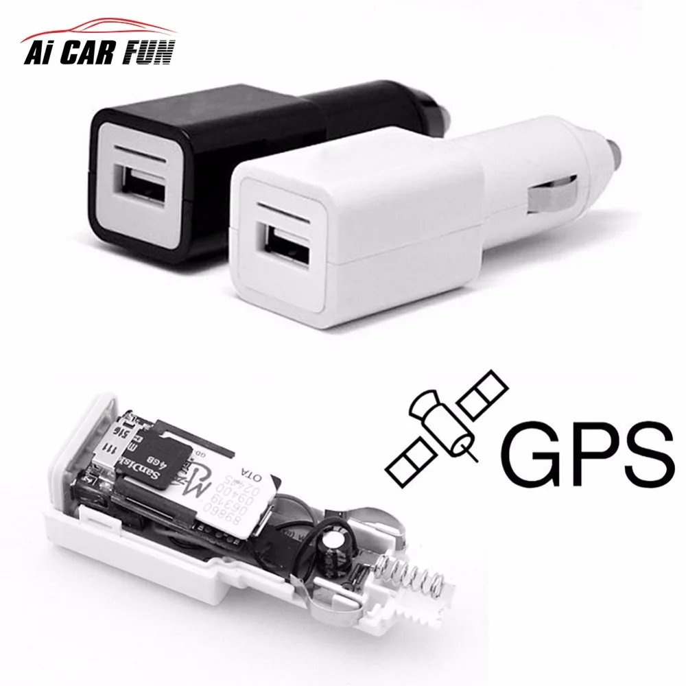Mini Car GPS Tracker GSM GPRS Tracking Device TF SD SIM card USB Port