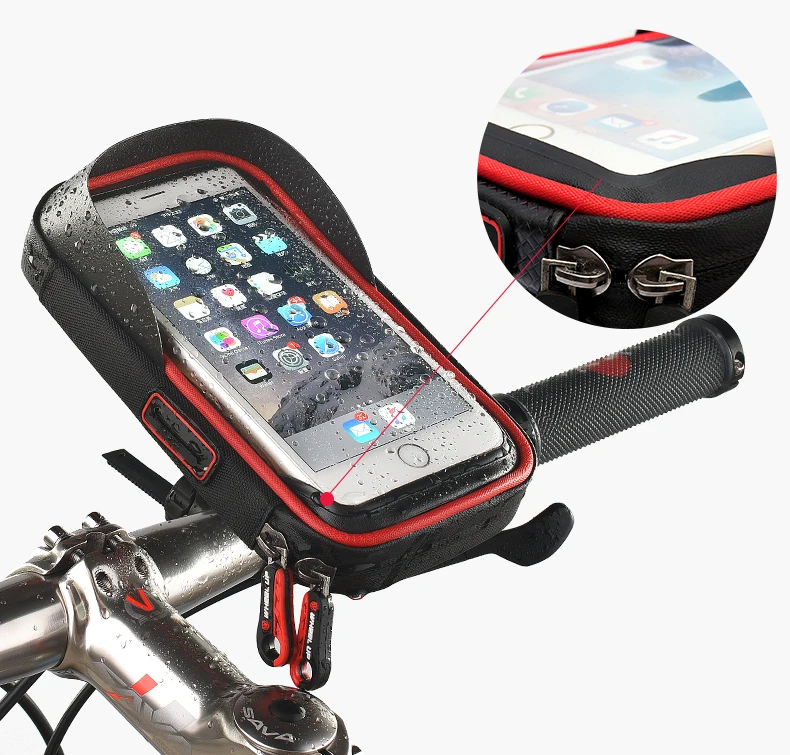 Best 2017 NEW 6.0 inch Waterproof TPU Touch Screen Bike Bags Bicycle Handlebar Pouch Bags New Design MTB Bike Cycling Accessories 14 Best 2017 NEW 6.0 inch Waterproof TPU Touch Screen Bike Bags Bicycle Handlebar Pouch Bags New Design MTB Bike Cycling Accessories 14