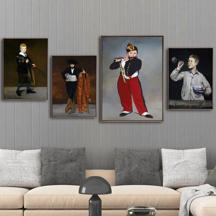 

Home Decoration Print Canvas Art Wall Pictures for Living Room Poster Paitings French Edouard Manet Nude