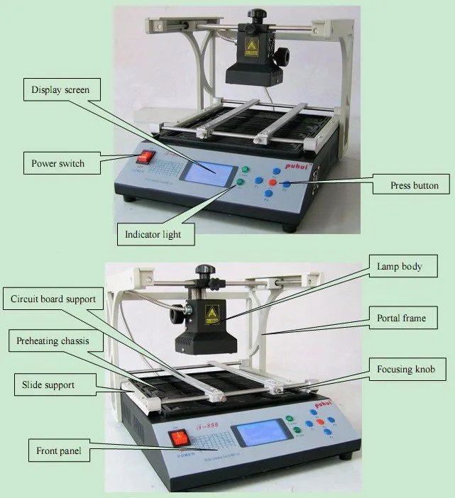 T890 сварочный аппарат BGA IRDA инфракрасный обогрев паяльная станция