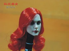 Actions figure Accessories 1/6 Scale Head Sculpt Female Carving Red Hair Hair 12 Actions figure Accessories 1/6 Scale Head Sculpt Female Carving Red Hair Hair 12