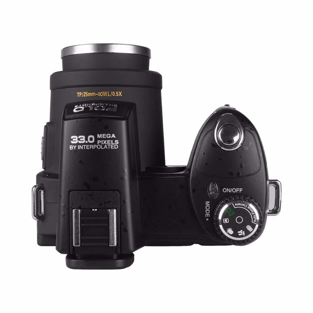 POLO/PROTAX D7300 Digital Camera Max 33MP Auto Focus HD Video Camera 24X +Telephoto Lens Wide Angle Lens LED8MP CMOS
