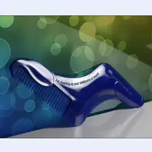 Расческа для коррекции формы бороды двойного назначения 18 см расческа укладка бороды Расческа как креативный инструмент для формирования бороды на волосы на лбу реквизит для ухода