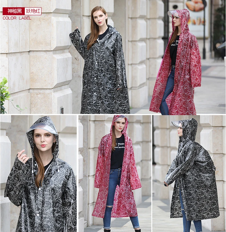 Women Lace Raincoats 14