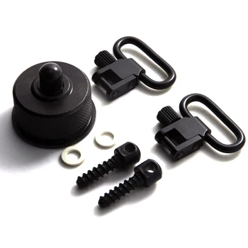 

Gun Sling Mounting Kit - 12 Gauge Shotgun Magazine Cap Swivels for Remington 1187 Shotgun S-8032