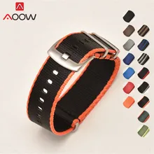 20 мм 22 мм сверхмощный нейлоновый ремешок для часов NATO ZULU ремешок зеленый красный полосатый холст для мужчин женщин заменить мужчин t Band аксессуары для часов