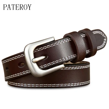 

Female Genuine Leather Belt Women's Cowhide Pin Buckle Casual Belts For Women Cintos Ceinture Femme High Quality Lady Waistband