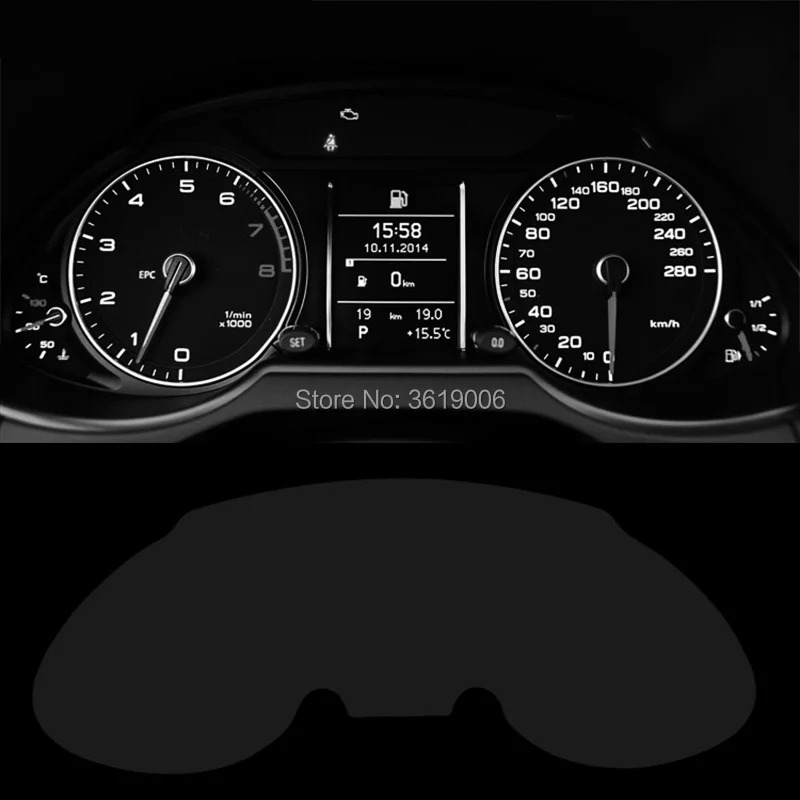 TOMMIA для Audi Q5 10-18 Защитная пленка экрана HD 4H приборной панели - Цена: 1 064,52 руб.