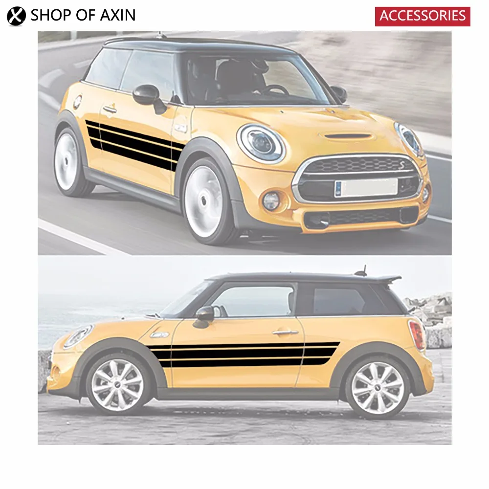 

Car Door Roker Panel Decoration Sticker For Mini Cooperclubman countryman hardtop R50 R53 R55 R56 R60 R61 F54 F55 F56 F60