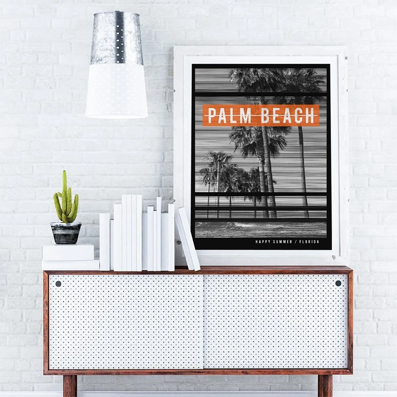 Happy Summer Florida Prints Home Decor