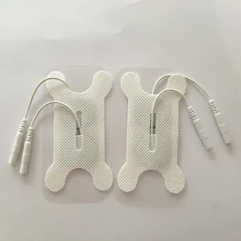 

DHL Freeshipping 1000pcs white Throat electrode TENS unit electrode pads with 2.0MM Needle Plug for swallow throat physiotherapy
