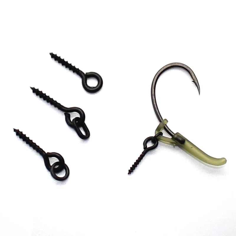 8 Fishing Tackle Spinner Ronnie Rigs Ready Made Teflon Coated Hooks Bait Screw 