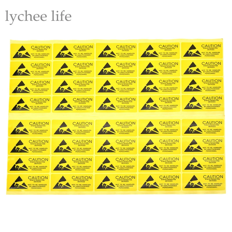100 шт. клейкая наклейка Lychee Life Предупреждение ющие этикетки с напоминанием для