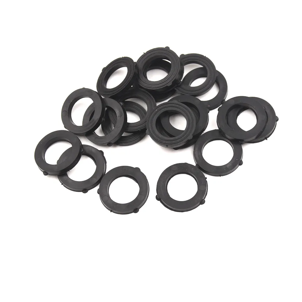 New Black Rubber Flat Ring Plain Repair Washer Gasket For Metric M2-M8 Accessory 