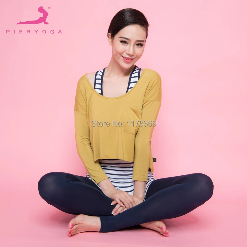 Pier Best Yoga Clothing For Women Solid Yoga Pants Striped Yoga