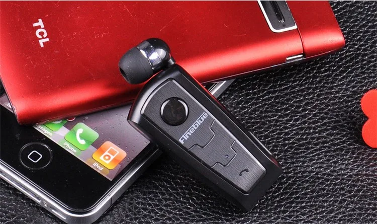 Wireless Bluetooth Headphone FineBlue F910 Calls Remind Vibration Headset With Collar Clip For iPhone Samsung Handfree Call (9)