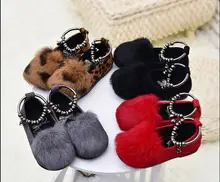 Filles Chaussures Enfants Bébé Arc Chaussures Enfant Baskets Mode Chaussures Léopard De Fourrure Plat Chaussures Filles Princesse Sandales Printemps/Automne
