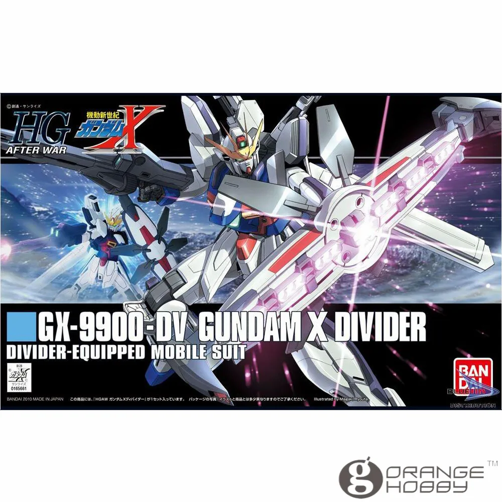

OHS Bandai HGUC 118 1/144 GX-9900-DV Gundam X Divider Mobile Suit Assembly Model Kits