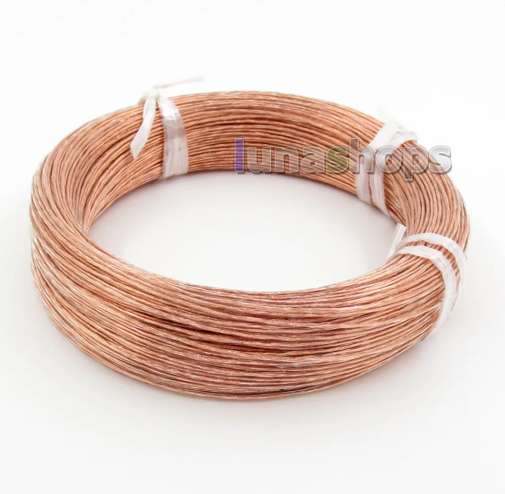 

LN005669 Acrolink 16 cores Pure 7N OCC Signal Wire Cable 0.3mm2 0.15mm*16 Dia:1.1mm For DIY Hifi
