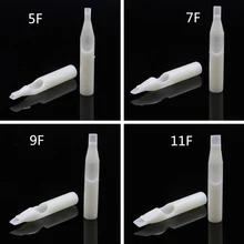 10 шт FT стерильные белые одноразовые наконечники татуировки Короткие Пластиковые иглы для тату боди-арт поставка